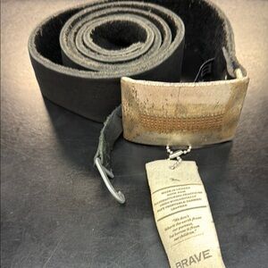 NWT black leather belt from Brave Leather